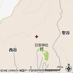 愛知県岡崎市高隆寺町北谷周辺の地図