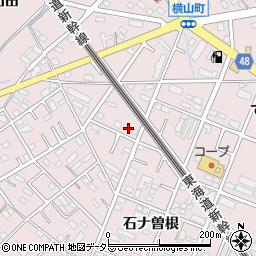 愛知県安城市横山町八左14周辺の地図