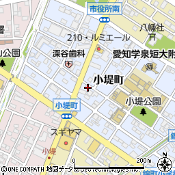 服部硝子株式会社周辺の地図
