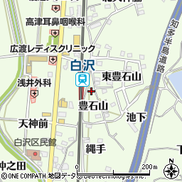 愛知県知多郡阿久比町白沢豊石山27周辺の地図