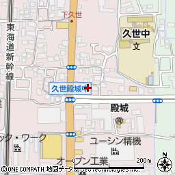 京都府京都市南区久世殿城町512周辺の地図