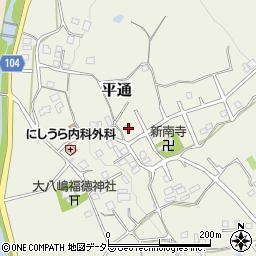 大阪府豊能郡能勢町平通204周辺の地図