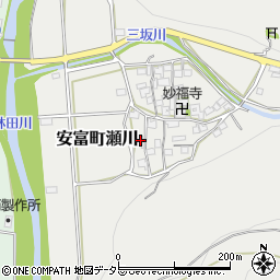 兵庫県姫路市安富町瀬川253-1周辺の地図