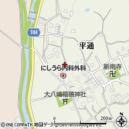 大阪府豊能郡能勢町平通144周辺の地図