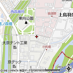 京都府京都市南区上鳥羽塔ノ森東向町509周辺の地図