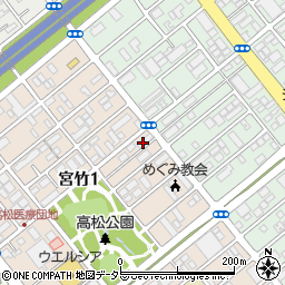 トヨセット株式会社　静岡営業所周辺の地図