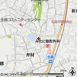愛知県知多郡東浦町生路門田88周辺の地図