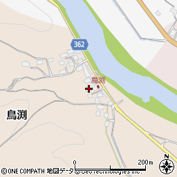 岡山県美作市鳥渕436周辺の地図