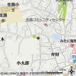 愛知県知多郡東浦町生路小太郎2周辺の地図