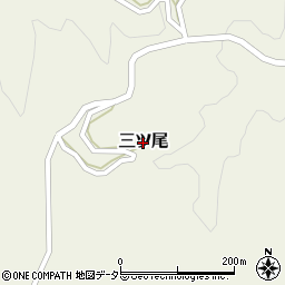 兵庫県佐用町（佐用郡）三ツ尾周辺の地図
