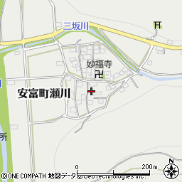 兵庫県姫路市安富町瀬川291-3周辺の地図