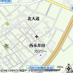 愛知県刈谷市小垣江町北大道50周辺の地図