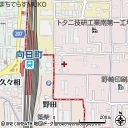 京都府京都市南区久世殿城町178周辺の地図