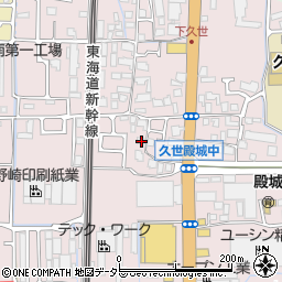 京都府京都市南区久世殿城町256周辺の地図
