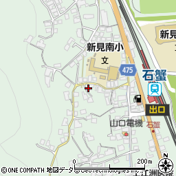 岡山県新見市石蟹580周辺の地図