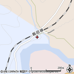 愛知県新城市富栄横手周辺の地図