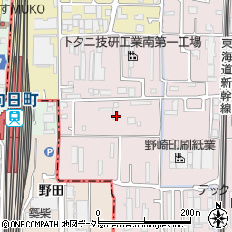 京都府京都市南区久世殿城町186周辺の地図