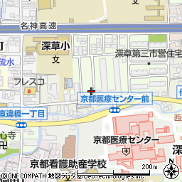 京都府京都市伏見区深草西伊達町87-9周辺の地図