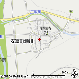 兵庫県姫路市安富町瀬川268周辺の地図