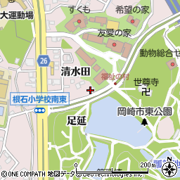 亜津佐周辺の地図