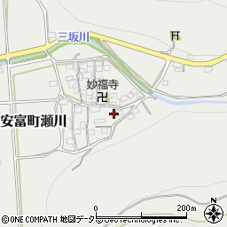 兵庫県姫路市安富町瀬川303周辺の地図