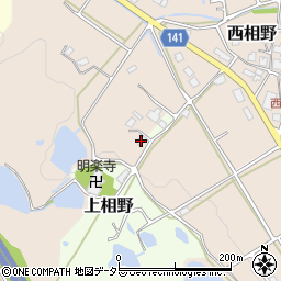 兵庫県三田市西相野421周辺の地図