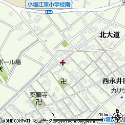 愛知県刈谷市小垣江町北大道1周辺の地図