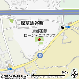 京都国際ローンテニスクラブ周辺の地図