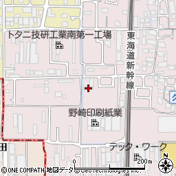 京都府京都市南区久世殿城町209周辺の地図