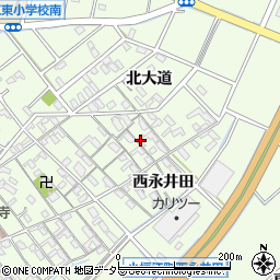 愛知県刈谷市小垣江町北大道51周辺の地図