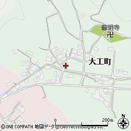兵庫県加西市大工町58周辺の地図