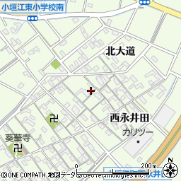 愛知県刈谷市小垣江町北大道28周辺の地図