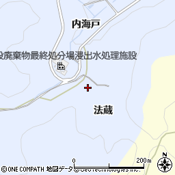 愛知県岡崎市才栗町法蔵周辺の地図
