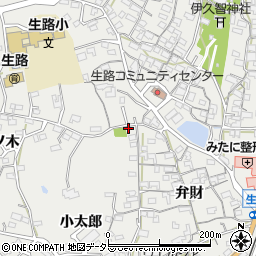 愛知県知多郡東浦町生路小太郎1周辺の地図