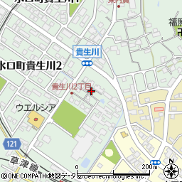 天理教　甲賀大教会周辺の地図