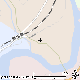 愛知県新城市豊岡野地周辺の地図