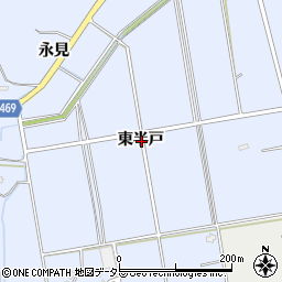 愛知県知多郡東浦町石浜東半戸周辺の地図