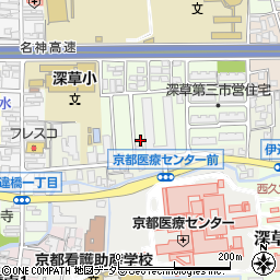 京都府京都市伏見区深草西伊達町87-49周辺の地図