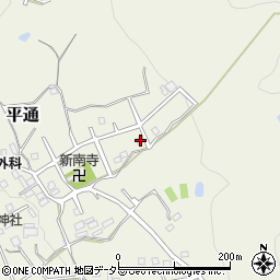 大阪府豊能郡能勢町平通265周辺の地図
