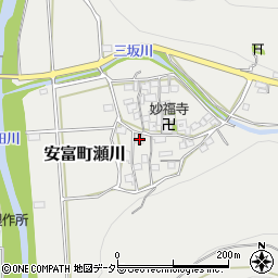 兵庫県姫路市安富町瀬川264周辺の地図