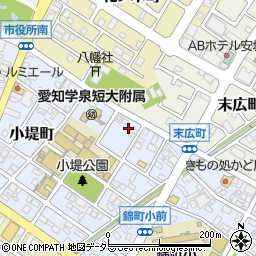 春日井理容店周辺の地図
