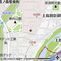 京都府京都市南区上鳥羽西浦町290周辺の地図