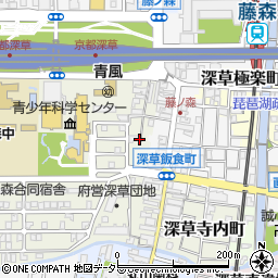 〒612-0032 京都府京都市伏見区深草西飯食町の地図
