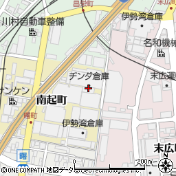 ヂンダ倉庫株式会社　築港倉庫周辺の地図