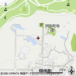 兵庫県加西市別所町17周辺の地図