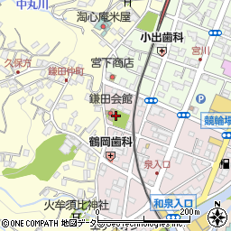 鎌田公園周辺の地図