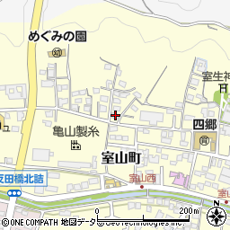 室山町集会所周辺の地図