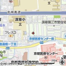 京都府京都市伏見区深草西伊達町87-15周辺の地図