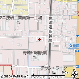 京都府京都市南区久世殿城町207周辺の地図