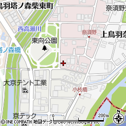京都府京都市南区上鳥羽西浦町320周辺の地図
